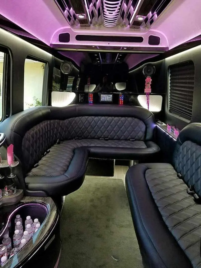 Party Bus Rental Vancouver Black2016MercedesBenzSprinterLimousine1